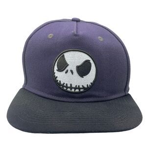 Disney Nightmare Before Christmas Jack Face Snapback Hat Cap